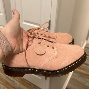 Doc Marten’s suede dress shoes. NWOT never worn. Women’s size 8 , fit like a 9.